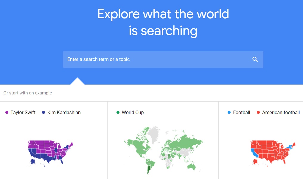 google trends finder